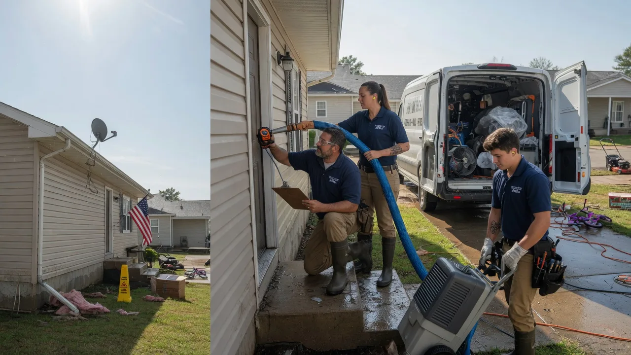 Ceiling Water Damage Restoration in Elgin, IA near me